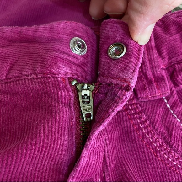 Faded Glory Magenta Corduroy Boot Cut Girl’s Pants - Picture 5 of 7